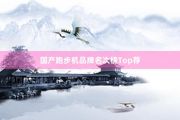 国产跑步机品牌名次榜Top荐
